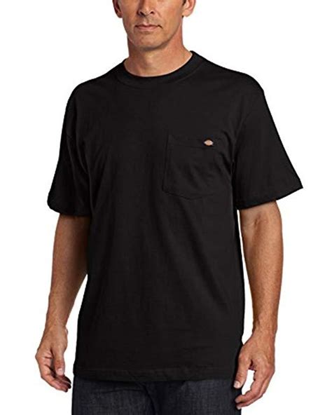 dickies cotton big short sleeve pocket t shirt black 3x tall for men save 8 lyst