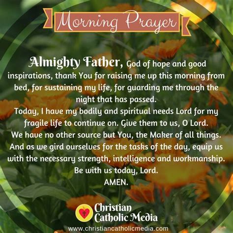 Morning Prayer Catholic Monday 9 23 2019 Christian Catholic Media