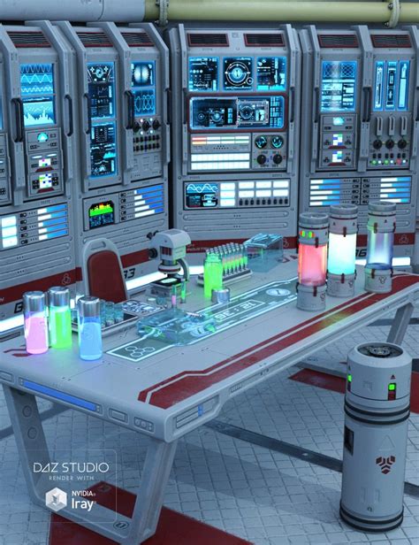 Sci Fi Lab Props Sci Fi Environment Futuristic Interior Spaceship