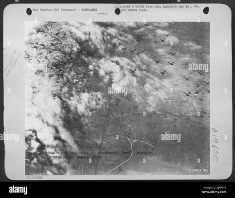 Boeing B 17 Flying Fortresses Approaching Bielfeld Germanys Most Highly Industrialized Small