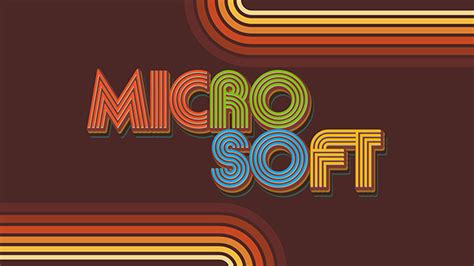 The Original Retro Microsoft Logo