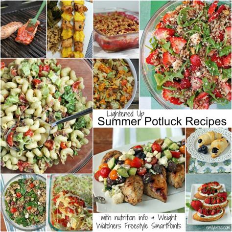 Lightened Up Summer Bbq Potluck Recipe Roundup Emily Bites