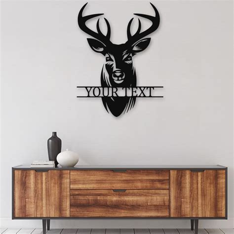 Personalized Deer Hunting Metal Wall Art Personalized Deer Etsy