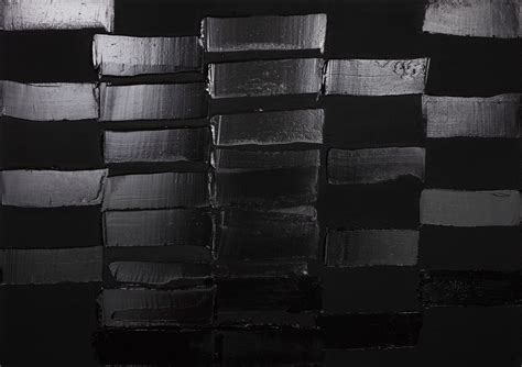 Pierre Soulages Contemporary Art Exhibition Shanghai Abstract
