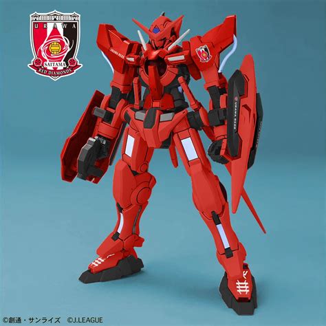 Hg00 Gn 001 Gundam Exia Jleague Ver Urawa Saitama Red Diomonds Ver