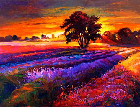 Art Painting Canvas Print Australian Modern Abstract Landscape Sunset 24 Ebay