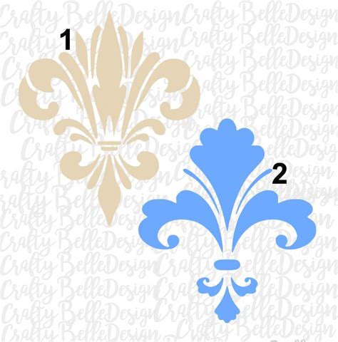 Fancy Fleur De Lis Decal Fleur De Lis Fancy Paris Decal Etsy