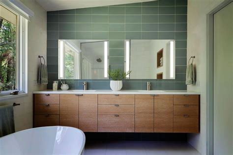 Furnishings, like a vanity, pedestal sink and bathroom mirror, will determine the type and placement. Eleven Bathroom Lighted Mirror - Clearlight Designs