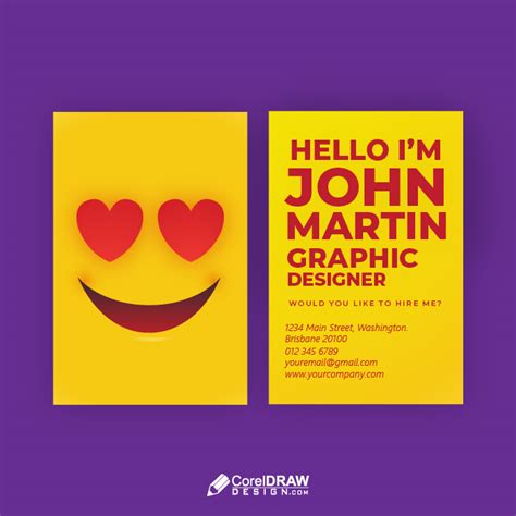 Download Creative Graphic Designer Business Card Template Coreldraw
