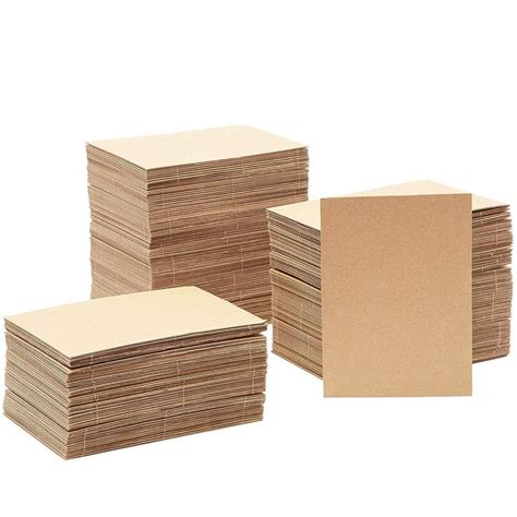 200 Pack Corrugated Cardboard Sheets Cardboard Filler Inserts For