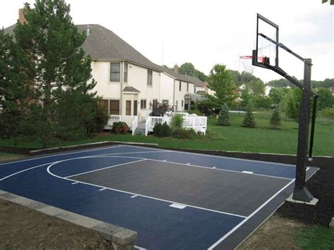 House With Basketball Court Outside Sexy Home