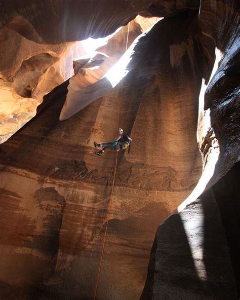 Pine Creek Canyon Zion National Park Canyoneering Usa