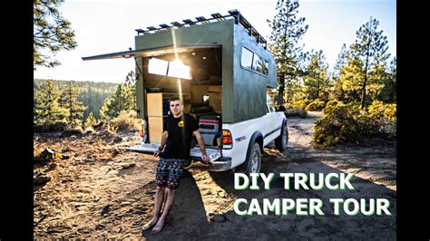 Homemade Truck Camper Tour Tips For A Lightweight Build On A Budget