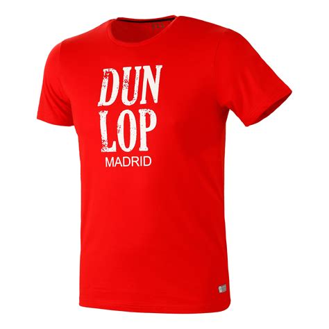 Dunlop Essential Promo T Shirt Hellrot Weiß Online Kaufen Tennis Point
