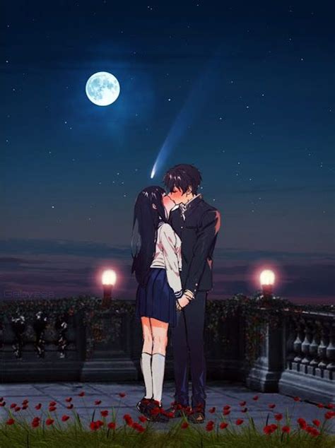 Aggregate More Than Romantic Anime Kiss Wallpaper Best Awesomeenglish Edu Vn