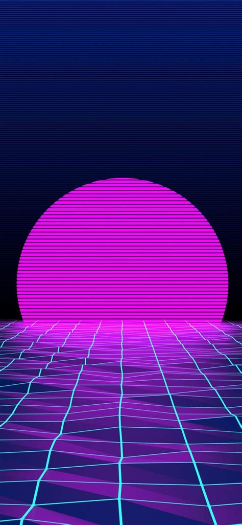 1125x2436 Retrowave Sunrise Iphone Xsiphone 10iphone X Hd 4k