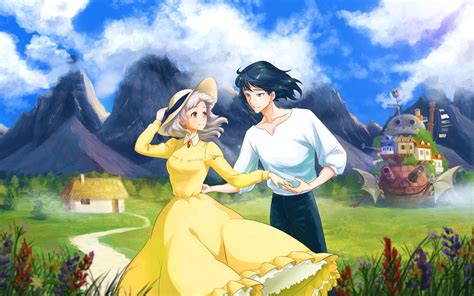 Howl And Sophie Wallpapers Wallpaper Cave