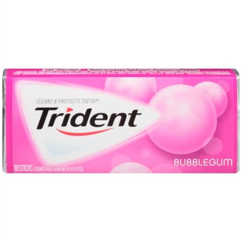 Trident Bubble Gum 18 Ct Ralphs