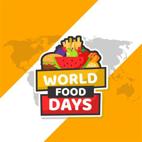 World Food Day Vector Design Illustration For Banner And Background