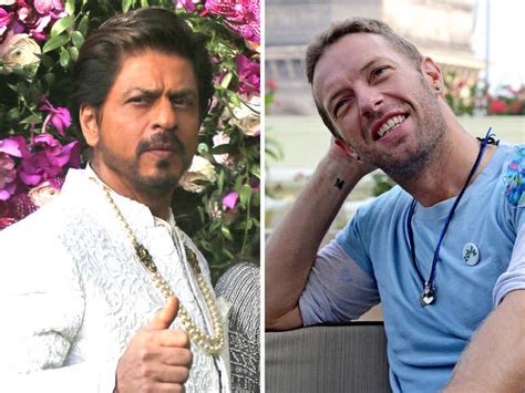 shah rukh khan promises to send chris martin some indian songs after coldplay singer says srk