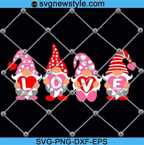 gnome svg valentine s day svg valentines shirt love svg hugs heart svg cricut xoxo svg