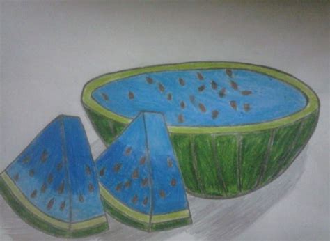 Blue Watermelon By Tsu Neko Chan On Deviantart