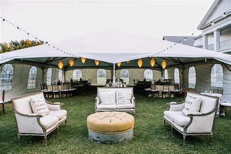 Outdoor Lounge Seating At Reception Elizabeth Anne Designs The