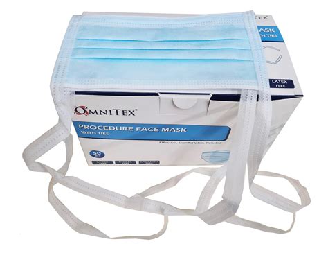 Omnitex Iir Surgical Face Mask With Tie Backs Europestock Offers