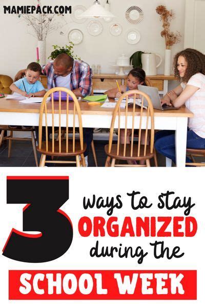 Witha New School Year Stay Organized Is A Must For Families Creating