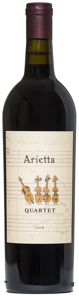 Arietta Red Wine Quartet 2018 Arietta Wine