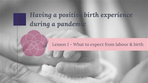 Lesson 1 Having A Positive Birth Experience During A Pandemic The