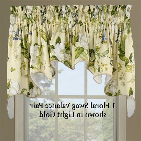 20 Collection Of Waverly Kensington Bloom Window Tier Pairs