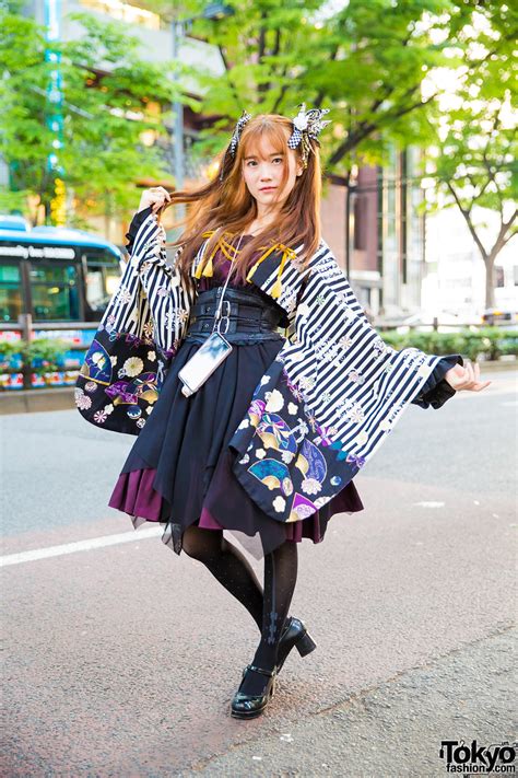 Modern Lolita Street Style In Harajuku W Metamorphose Kimono Atelier