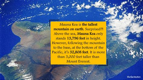 Mauna Kea Tallest Mountain On Earth Thefactnotes