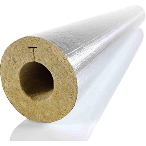 Heat Resistant Rock Mineral Wool Pipe Reliable Protection For Duct