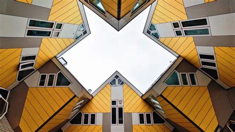 Modern Architecture Wallpaper 4k Sky View Rotterdam Netherlands
