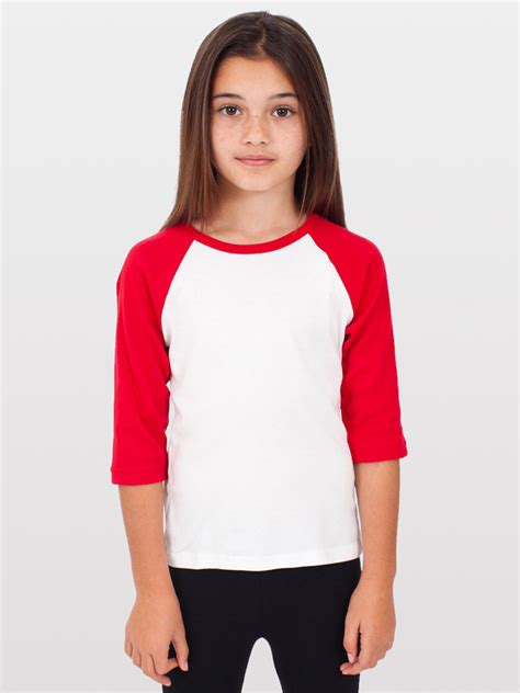 Kids Baseball T Shirts Raglan Baby Boy Girl 34 Sleeve Jersey 2xs Xl