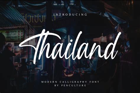 Thailand Script Font 412423 Script Fonts Font Bundles Script