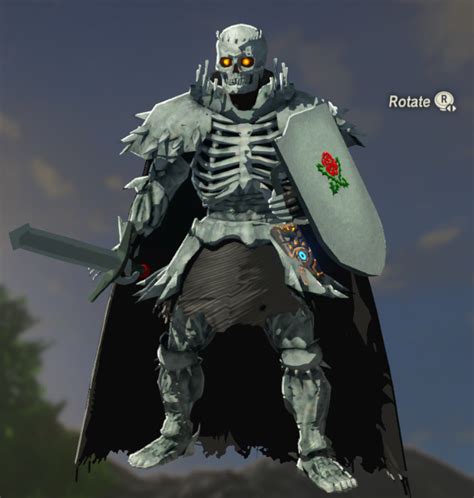 Skull Knight Set The Legend Of Zelda Breath Of The Wild Wiiu Mods
