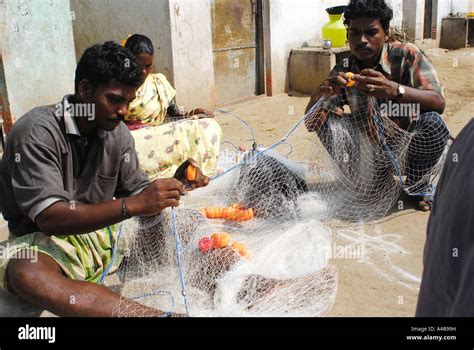 Man Woman Sari Fishing Net Hi Res Stock Photography And Images Alamy