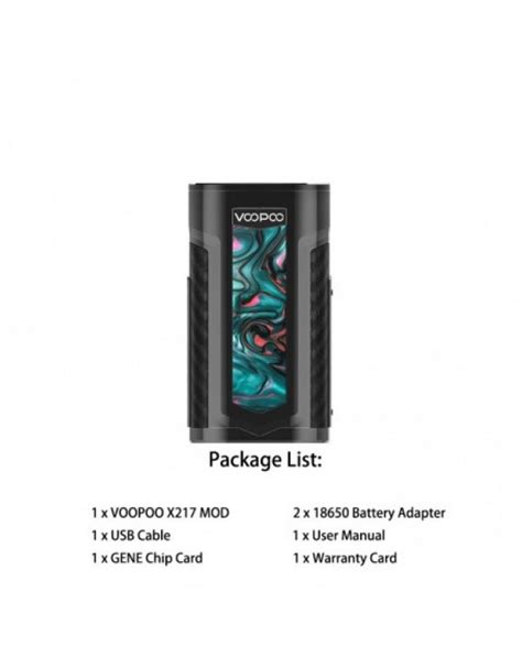 Voopoo X217 Box Mod Vape Mods And Devices