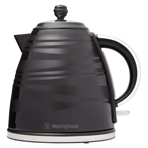 Westinghouse Black 17 Litre Kettle And Toaster Pack Westinghouse
