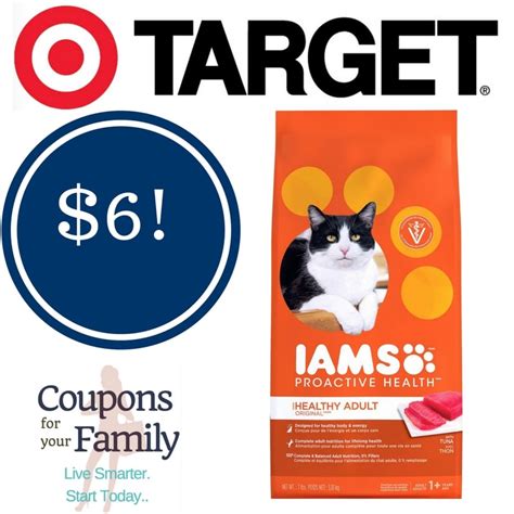 By printing out coupons for iams cat food, you are saving money while helping your cat live a longer and healthier life. Target: Iams Proactive Health Dry Cat Food Only $6.00