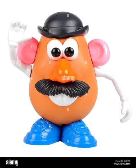 Mr Potato Head Toy Mr Potatohead On A White Background Stock Photo