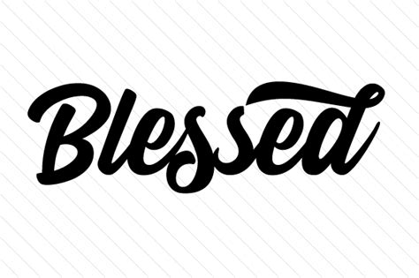 Blessed Curved Text Svg