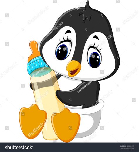 Illustration Of Cute Penguin Cartoon 424332559