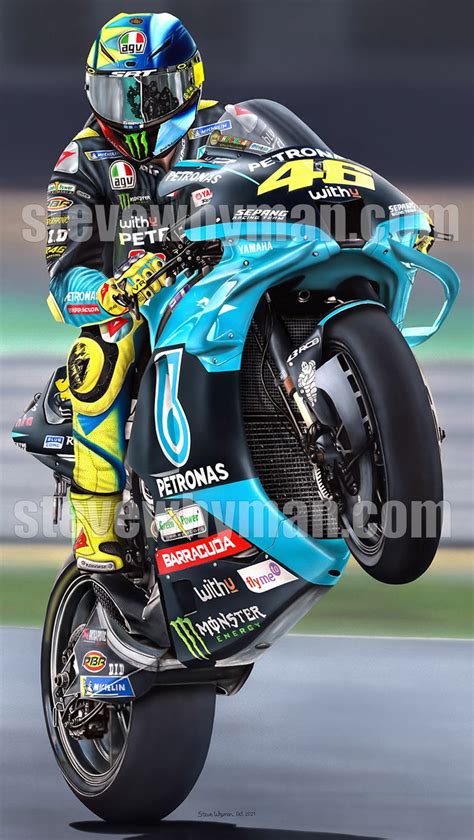 Valentino Rossi Petronas Yamaha Srt Motogp Qatar 2021 Images Motor