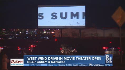 A group of random people are invited to a screening of a mysterious movie, only to find themselves trapped in the theater with ravenous demons. North Las Vegas drive-in movie theater reopens - YouTube