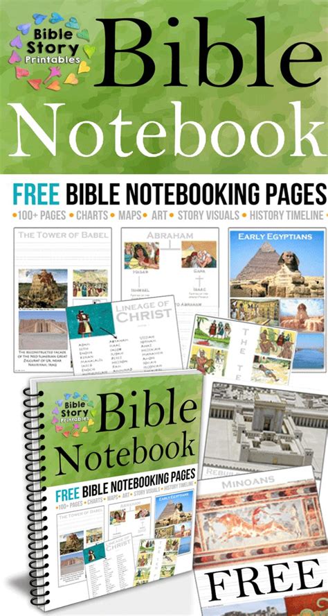 100 Bible Notebooking Pages You Can Use To Cover Biblical History In