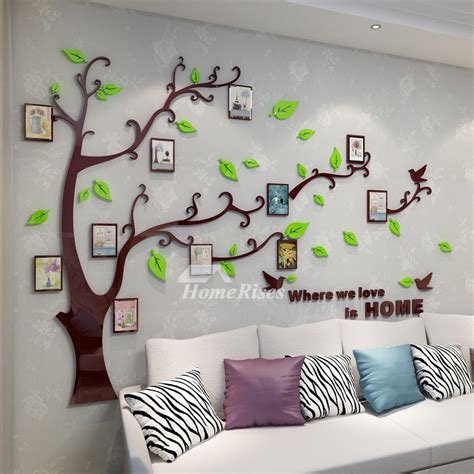 Wall Decals For Living Room Tree Personalised Acrylic Decorative
